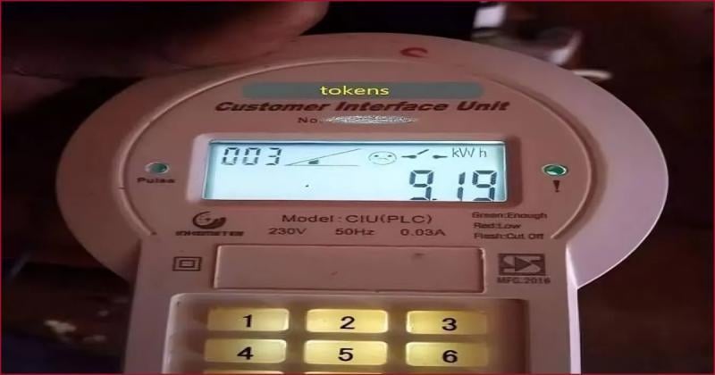 A display of tokens on the Kenya Power CIU. Photo: Courtesy.